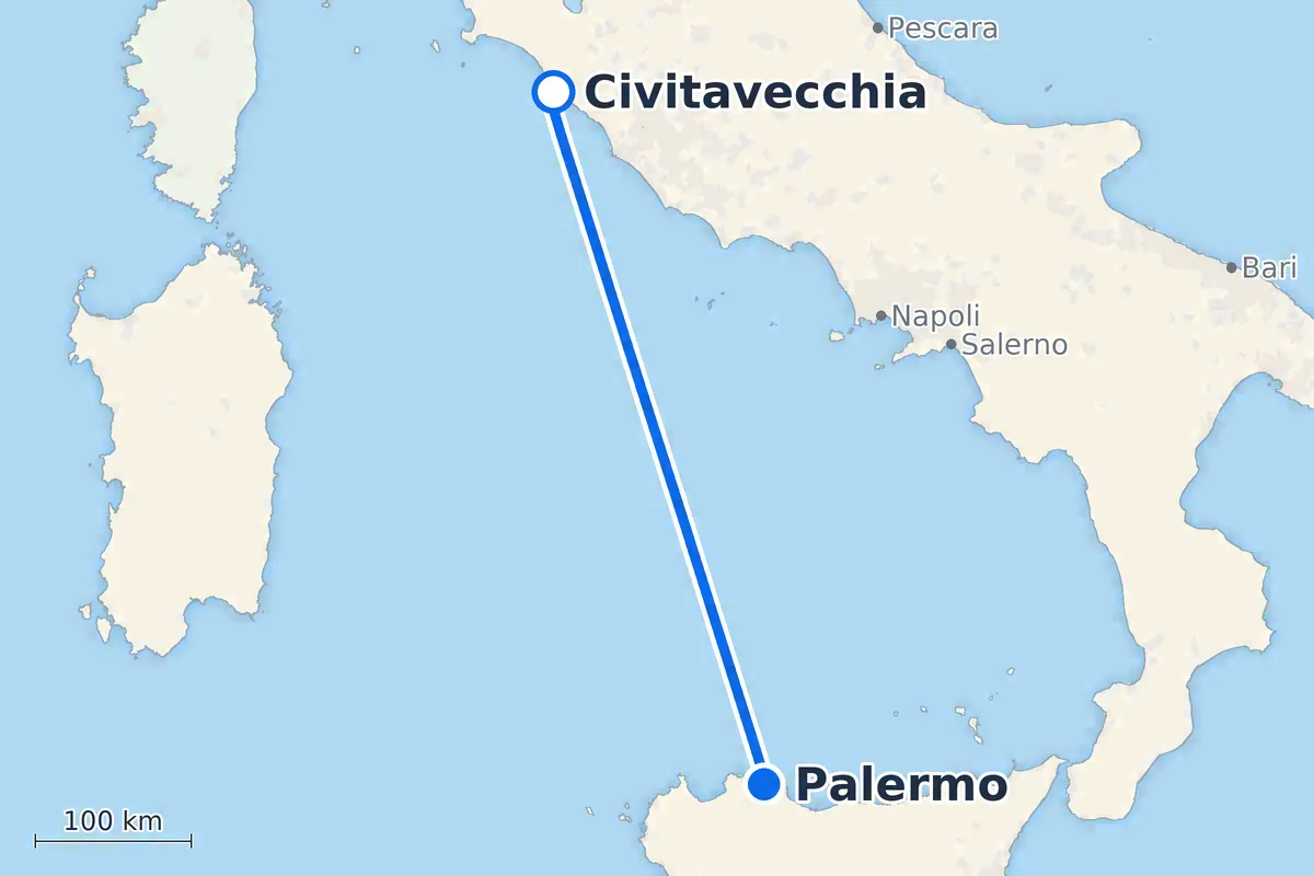 Civitavecchia - Palermo